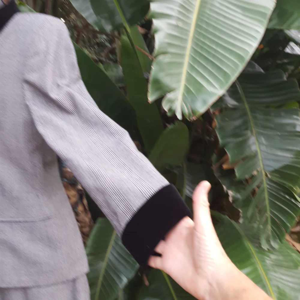 Vintage velvet and plaid suit